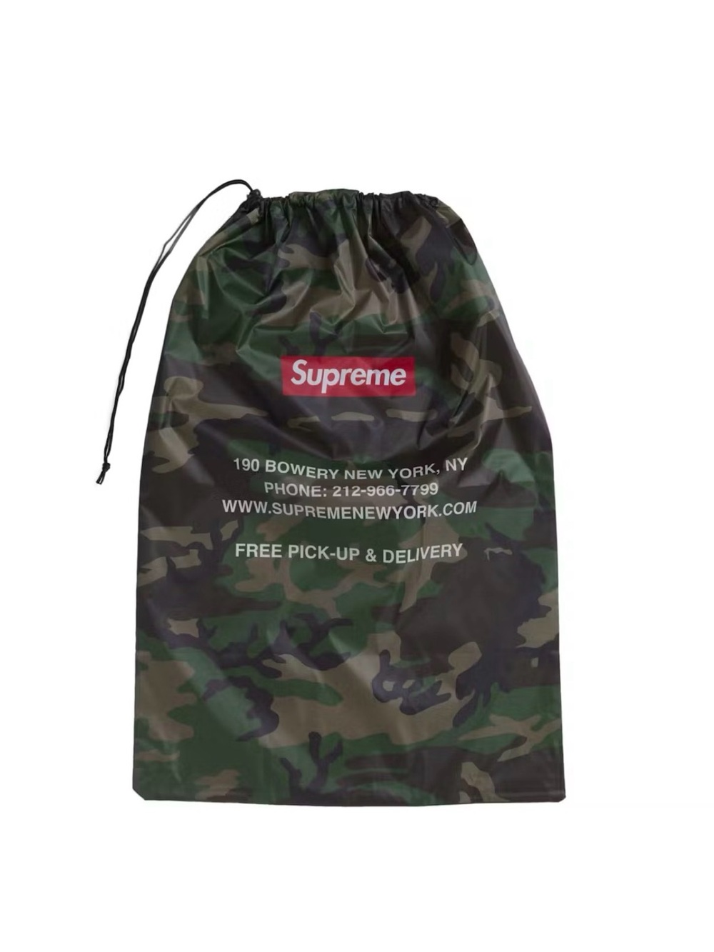 Supreme Camo Laundry Bag (FW25)